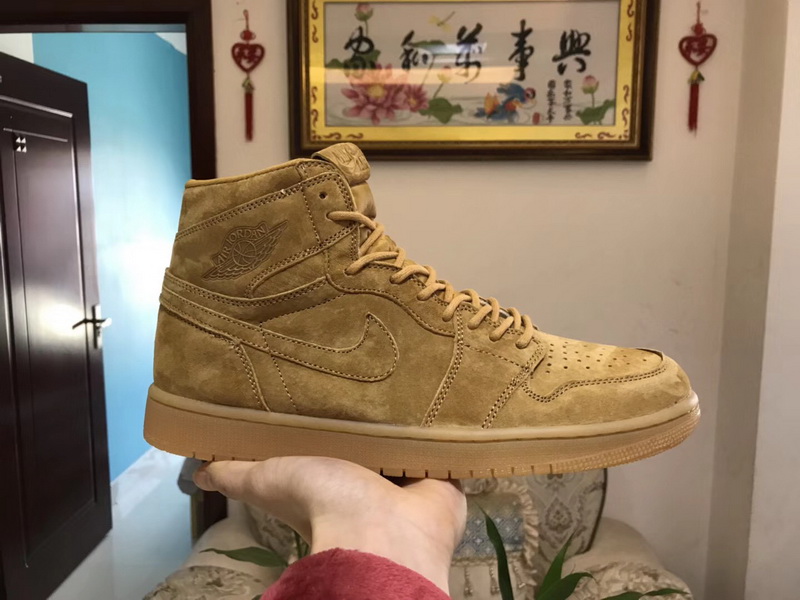 Authentic Air Jordan 1 Retro High OG Wheat